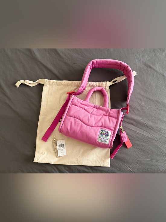 Handbags - Coach Coachtopia Mini Puffy Tote in Bright Magenta